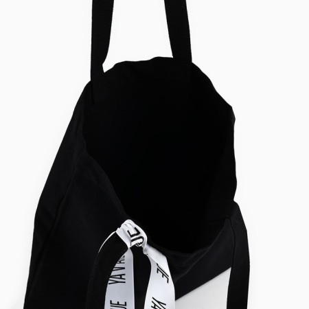 Shoper with vahue tape, 35x0.5x40 cm, black color-4