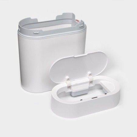 Garbage bucket Savanna, 9 l, white color-3