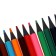 Pencils 12 colors in a tube, hexagonal, plastic
