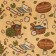 Bath sheet "with light steam" 150x180 cm, cotton waffle leaf