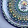 Largan Rishtan ceramics "Patterns", 32 cm, blue