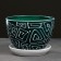 Pot floral abstraction green 1.65 liters