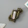 Magnet Polystone "Cobra with a thermometer" Bronze Mix 4.5x1.5x6 cm