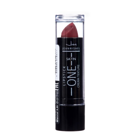 Lipstick Jeanmishel Satin Cream Texture tone 07 bitter chocolate, 14 g