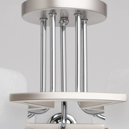 Tetro ceiling chandelier, 5x60W E14, metal 60x60x46 cm-6