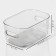 LADOM storage container, 14.5 × 9.5x6.3 cm, transparent color