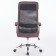 Office armchair Brabix "Flight ex-540", chrome, fabric, mesh, brown