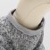 Melange sweater, size S (DS 20, Osh 23, og 25 cm), gray
