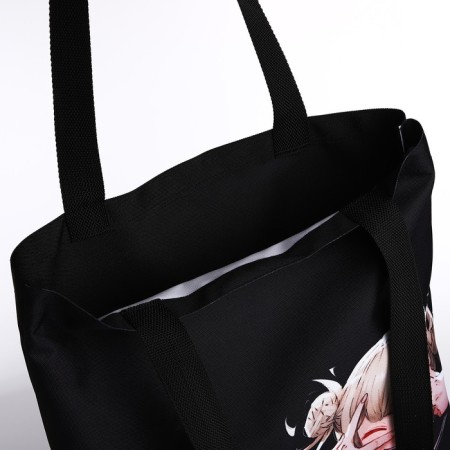 Bag Schoper anime, 40x12x38, black color-5