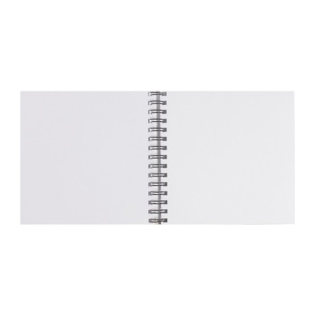 Sketchbook 195 x 195 mm, 80 sheets, on the crest, "horses", hard cover, matte lamination, block 100 g/m2-2
