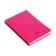 Dated diary 2024, A5, 176 sheets, Attomex.even, Bumvinyl cover, Lasse, Blok 70 g/m2, pink