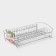 Dishes for dishes with a pallet 39 × 25 × 12 cm, color chromium