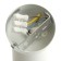 The lamp wall-flowing Feron ML1861, IP20, GU10, 35 W, 55x55x165 mm, white/chrome color