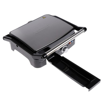 Electric Grill Zelmer ZPR2000, 2200 W, anti-stick coating, 29x23 cm, black-gray-2