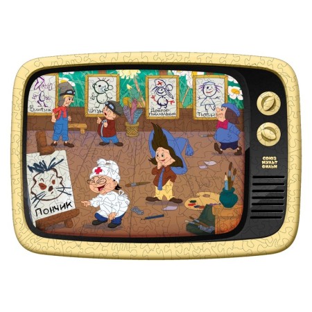 Puzzle-headed 3D “Adventures of Dunno and his friends”, 40 × 29 cm-4