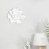 Nast -wall decor, "ANEMON", 16.5 x 19.5 cm, white