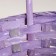 A set of baskets of 3 pcs, d21x10xh36cm, lilac, bamboo