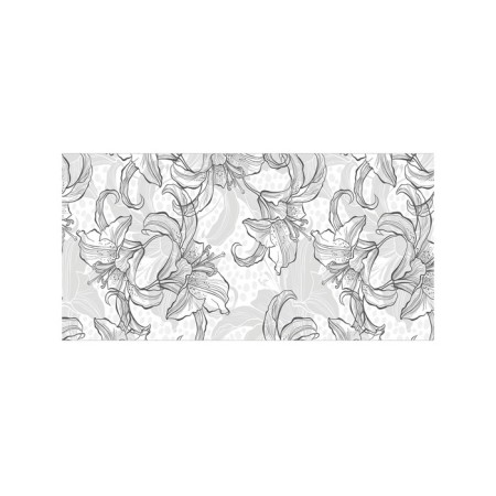 Basket for storing things "Flower pattern with a pencil", size 35x50 cm-1