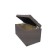Puff with a lid and weighting, 800 × 400 × 420 mm, lunar matting, Latte color