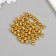 Beads for creativity plastic "Gold" d = 0.8 cm set 500 grams