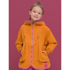 Windbreaker for girls, height 98 cm, amber color
