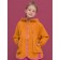 Windbreaker for girls, height 98 cm, amber color