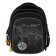 School backpack 40x33x15cm, ergonomic back, Across 410, black/orange
