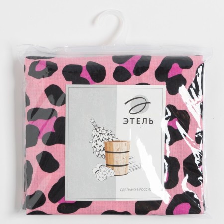 A towel for the Leopard bath is female pareo, 80x150 ± 4 cm, hl., Waf. canvas, 160 g/m2-11