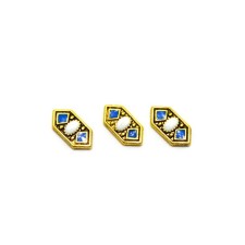 Metal design TNL Gold, No. 08, 5 pcs