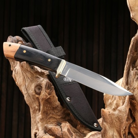 Hunting knife "Irkutsk" steel - 40x13, handle - wood, 24 cm