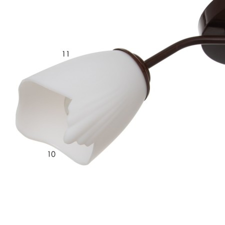 Six 3x15W E27 Brown 50x50x15cm Bayerlux-4