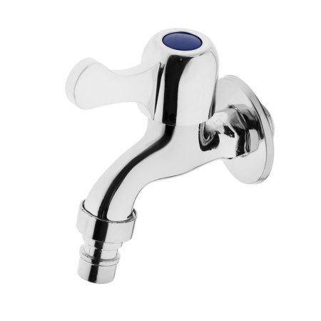 Water tap with Zein fitting, 1/2 ", flat handle, zinc, crane-bugs, chromium-3