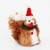 Decorative suspension "Squirrel in the New Year's cap" 12 × 7 × 15 cm