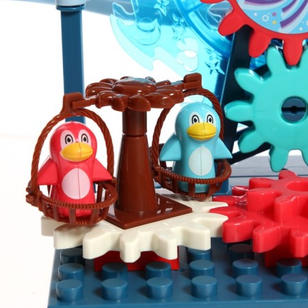 Designer developing with gears "Funny train", 33 details-5