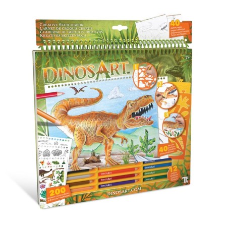 Dinosart coloring set