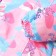 Winter jumpsuit for girls, pink color, height 80 cm
