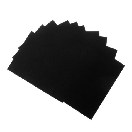 A5, DEVENTE pastel paper, 10 sheets, 160 g/m2, black, in the package-2