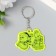 Browler plastic reflective "Penguin with sledges with gifts" 4x5.5 cm