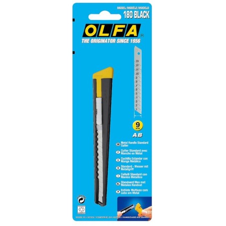 Universal Knock OLFA OL-180-Black, auto-fifter, 9 mm