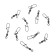 Twal with a fastener Namazu Pro Rolling Ribbed Swivel, Carbon, size 6. Test-27 kg