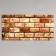Self -adhesive panel 60*30cm brick red