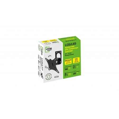Le’ster LST-101.03 bracket, for TV, inclined-horned, 10-32 ", 90 mm from the wall, black-2