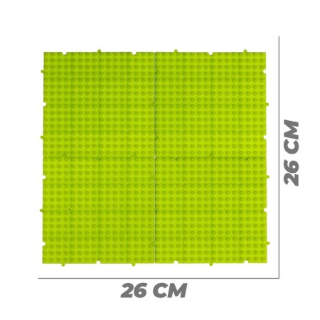 Overective plate for the designer "Puzzle", set 4 pcs, 13 x 13 cm, lighting color-2