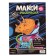 Maxi-coloring on the black background "Dinosaurs in space" 29.7x42 cm. 4660136227465