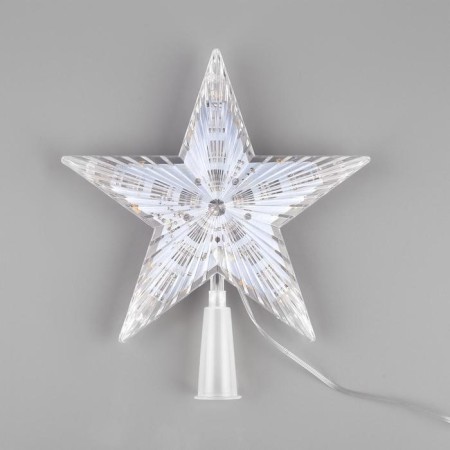 LED top for the Christmas tree "White" 18 cm, 20 LED, wire 2 meters, 220 V, glow of multi-2