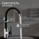 Kitchen mixer Zein Z3353, single -leaf, cartridge ceramics 35 mm, black/chrome