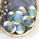 Thermonacles for 7 eggs “Flowers”, 7.3 x 34.2 cm.