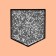 Thermal appliance "Pocket", with sequins, 11 × 10.5 cm, silver color/black
