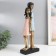 Polystone souvenir "Children - Trust" white -gold 14x7x38 cm