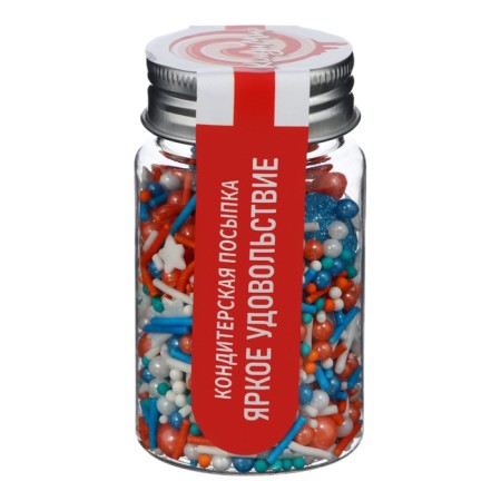 Confectionery Sprinking "Bright pleasure", 50 g-1